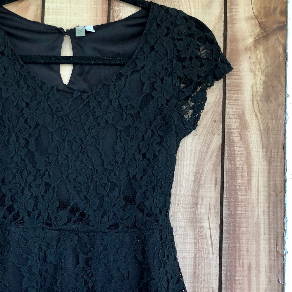 Lace Peplum Top